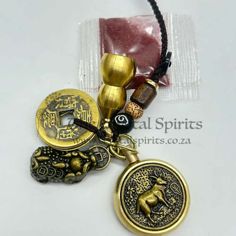 Lucky Spinning Coin Keyring -  Sheep