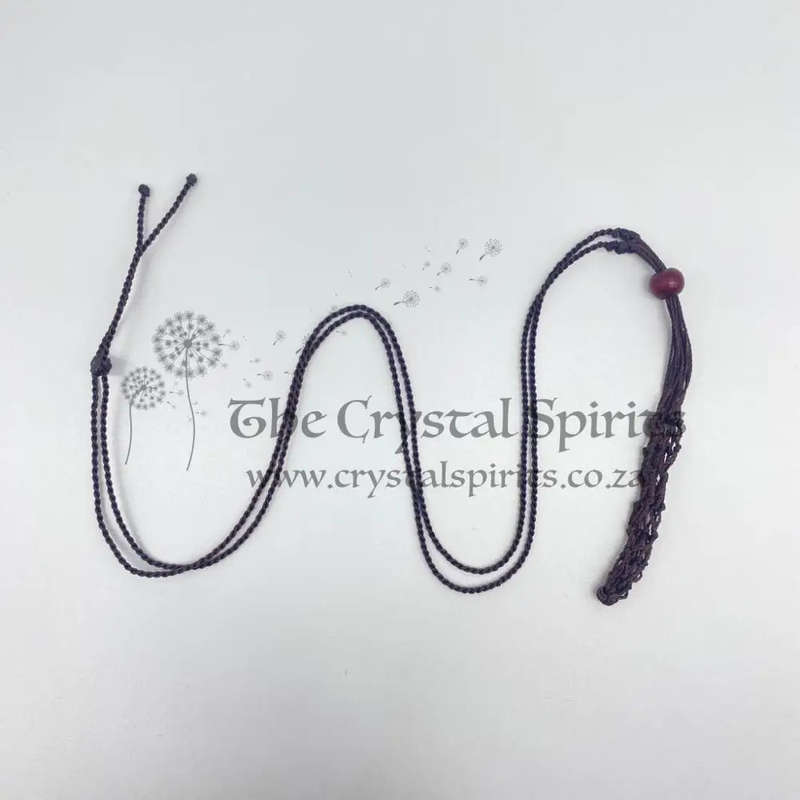 Macrame  Crystal pendant cocoon