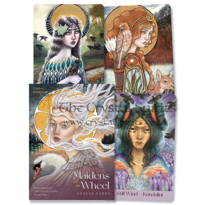 Maidens of the Wheel Oracle Cards: Inner Journeys through the Cycles of the Year by Tammy Wampler