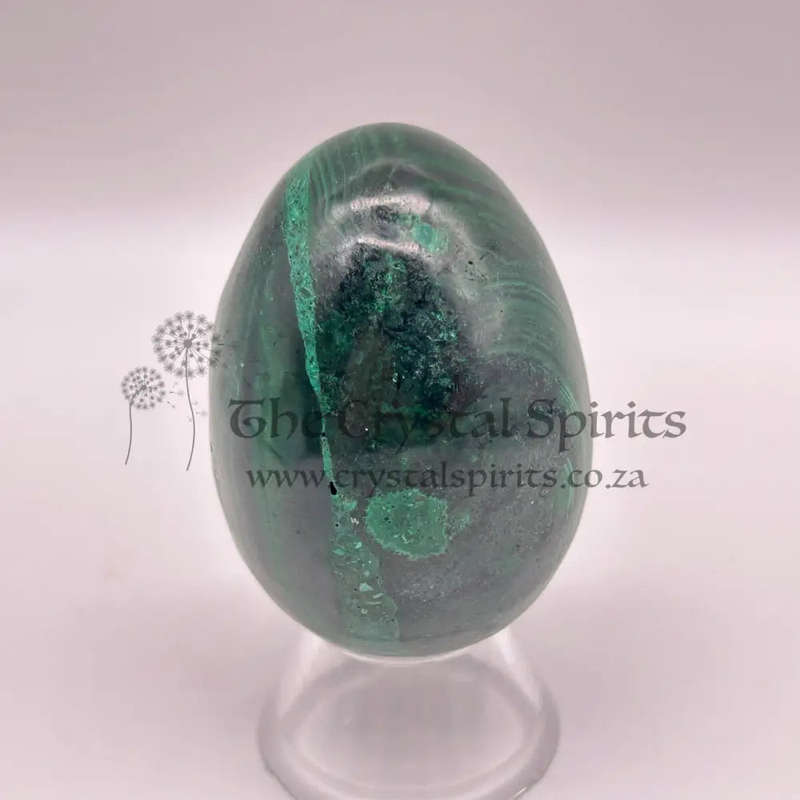 Malachite Crystal Egg