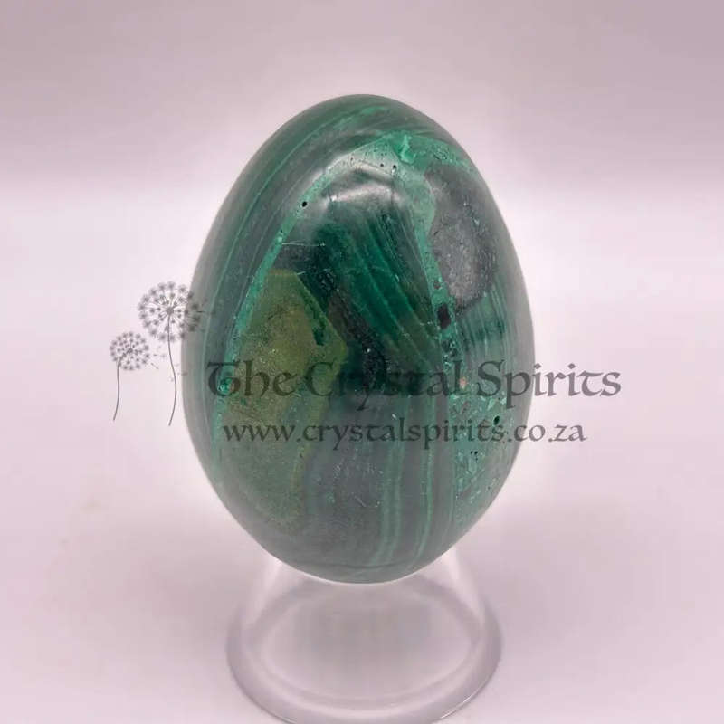 Malachite Crystal Egg