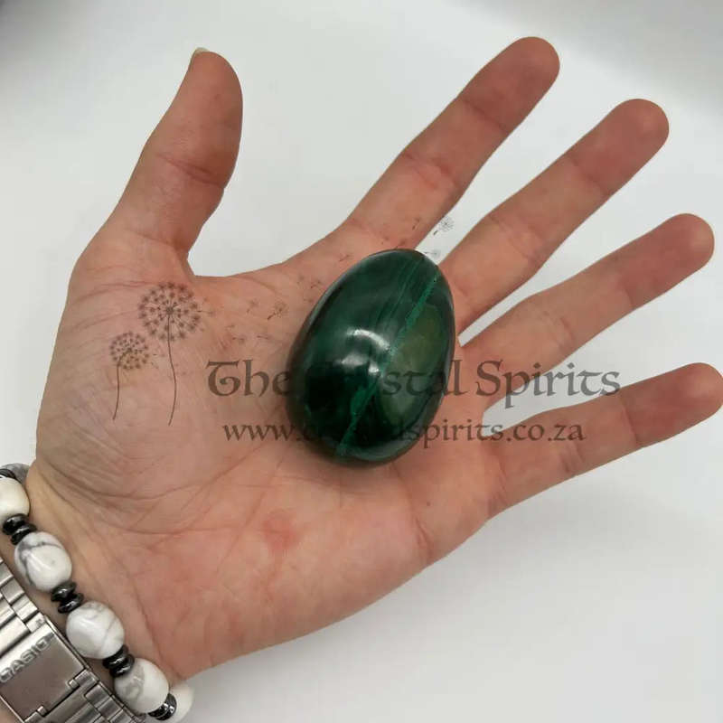 Malachite Crystal Egg