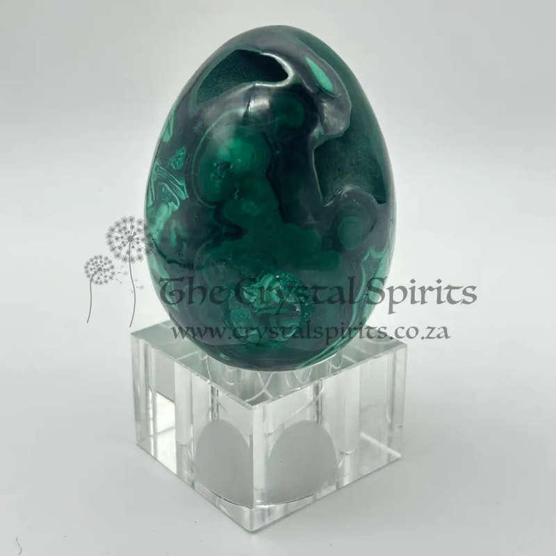 Malachite Crystal Egg