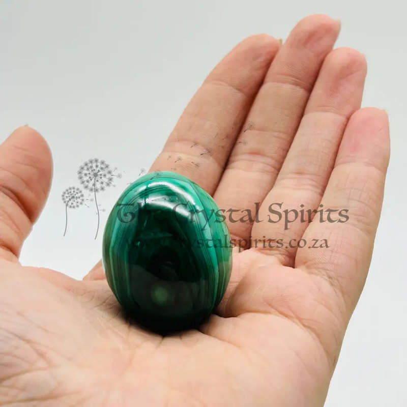Malachite Crystal Egg - Small