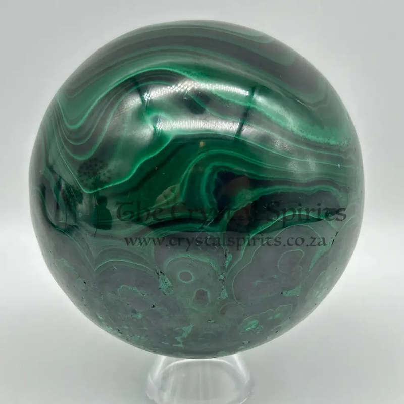 Malachite Crystal Sphere