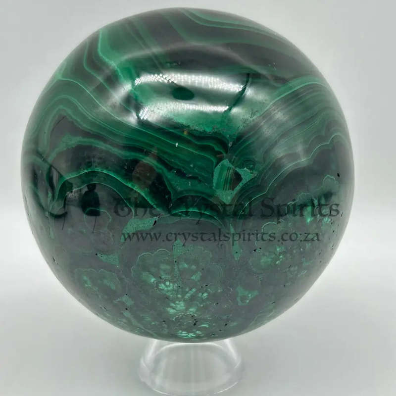 Malachite Crystal Sphere
