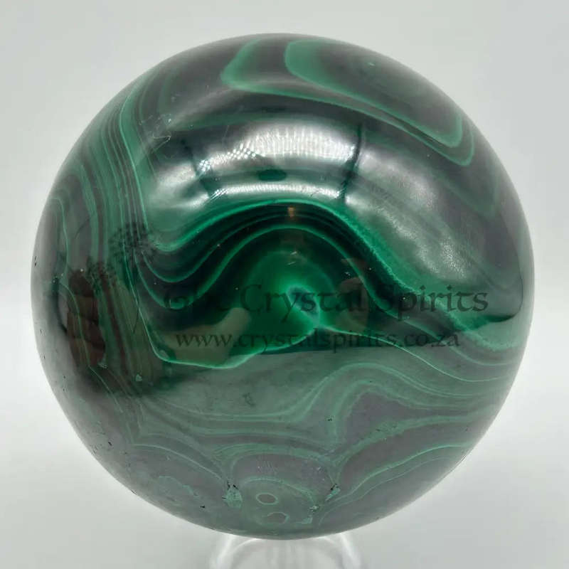 Malachite Crystal Sphere