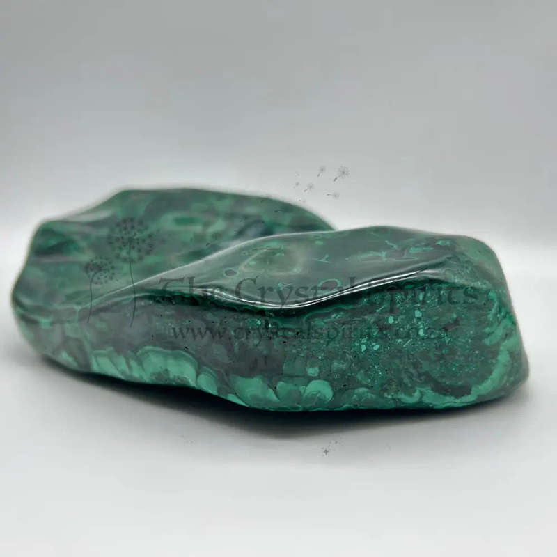 Malachite Freeform Crystal Slab