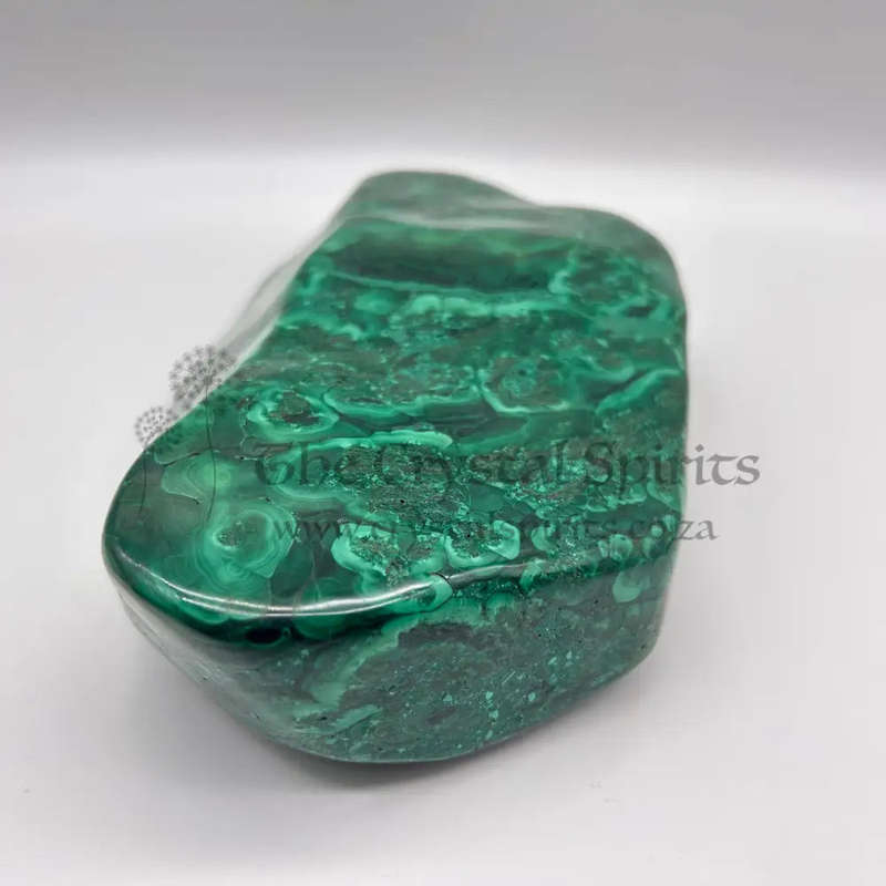 Malachite Freeform Crystal Slab