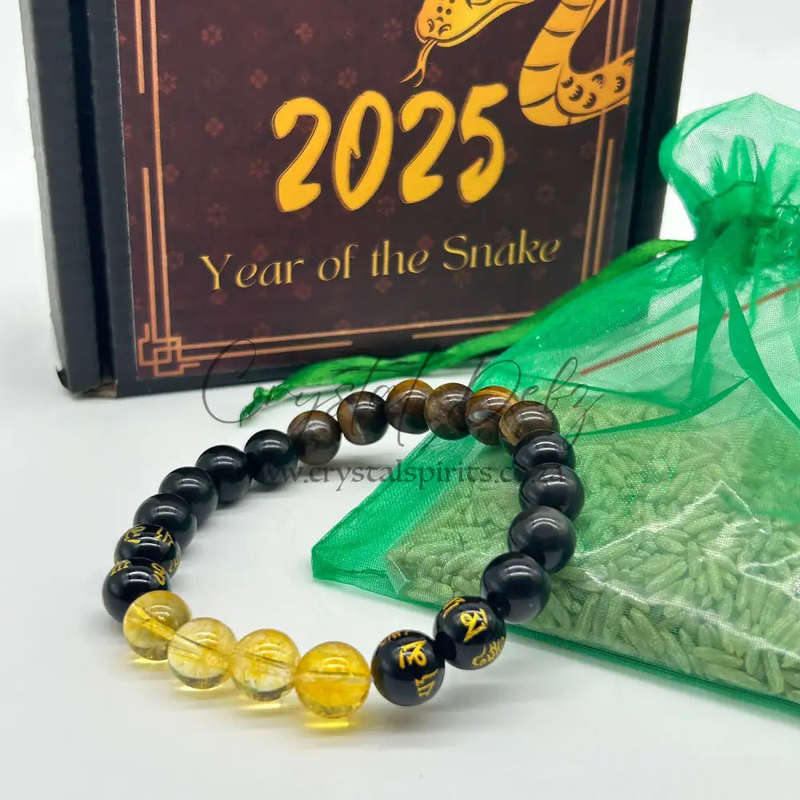 Men gemstone bracelet - Wealth And Power 2025