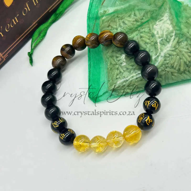 Men gemstone bracelet - Wealth And Power 2025
