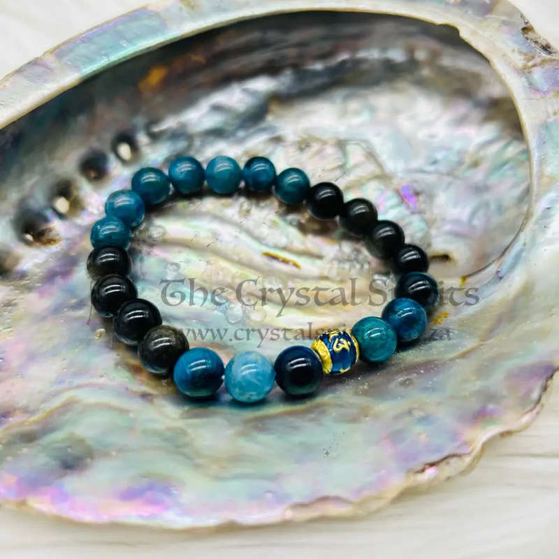 Mens Communication Crystal Gemstone Bracelet