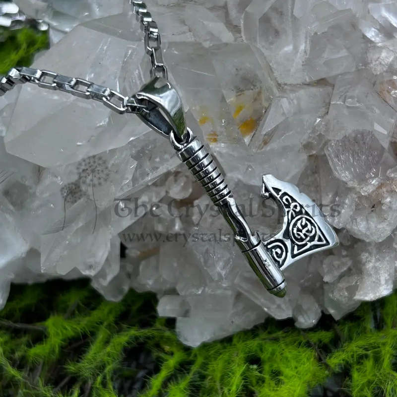 Mens Thor's Hammer Sterling Silver Pendant