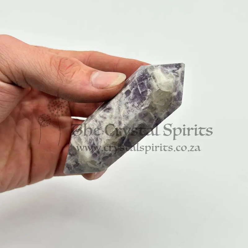 Mini Double Terminated Lepidolite Wand