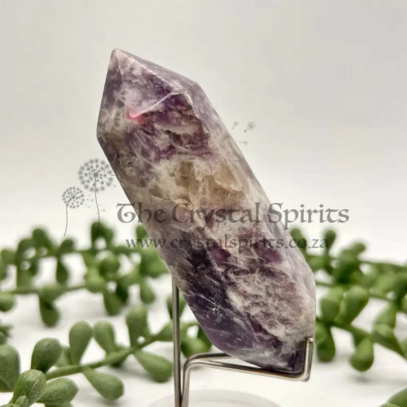 Mini Double Terminated Lepidolite Wand