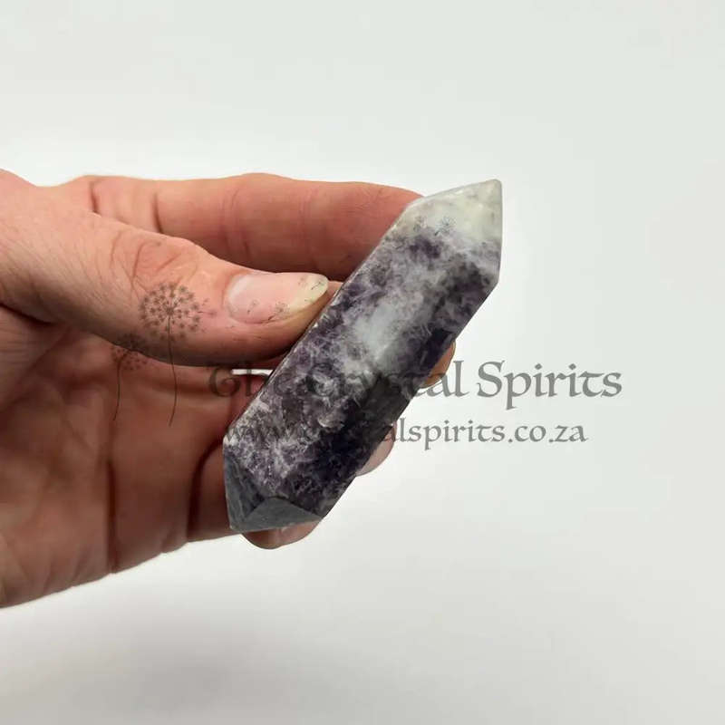 Mini Double Terminated Lepidolite Wand