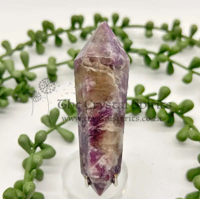 Mini Double Terminated Lepidolite Wand