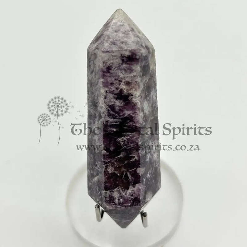 Mini Double Terminated Lepidolite Wand