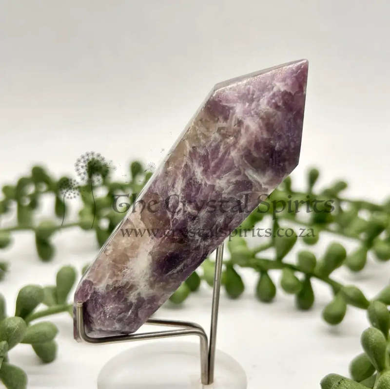 Mini Double Terminated Lepidolite Wand