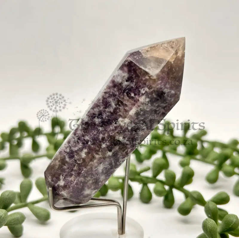 Mini Double Terminated Lepidolite Wand