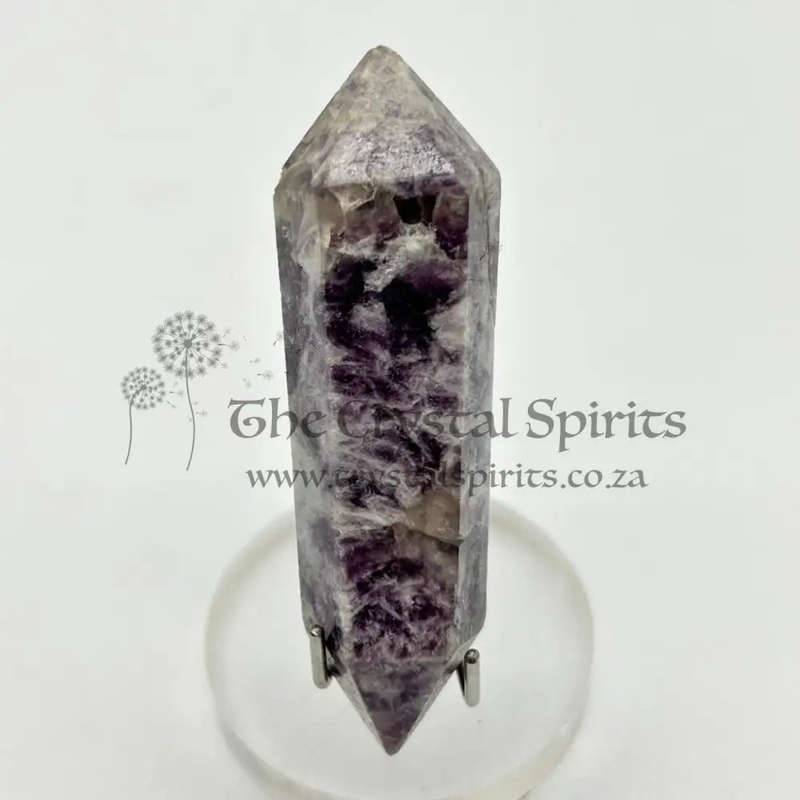 Mini Double Terminated Lepidolite Wand