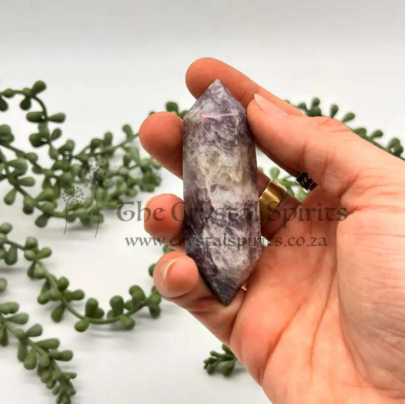 Mini Double Terminated Lepidolite Wand