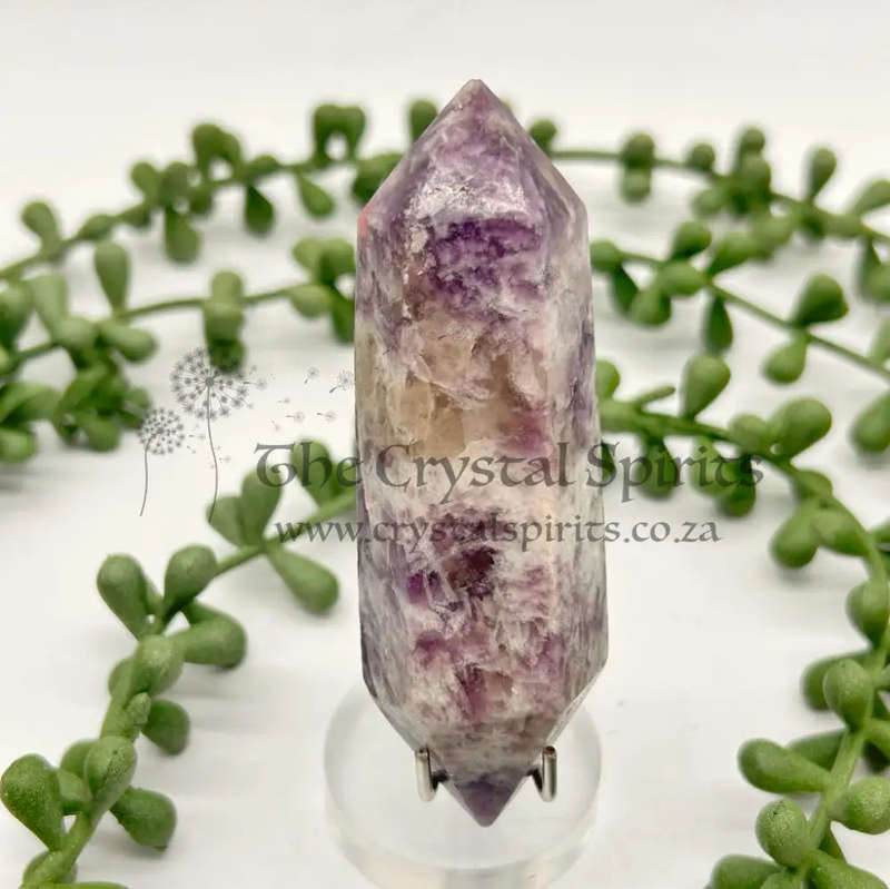 Mini Double Terminated Lepidolite Wand