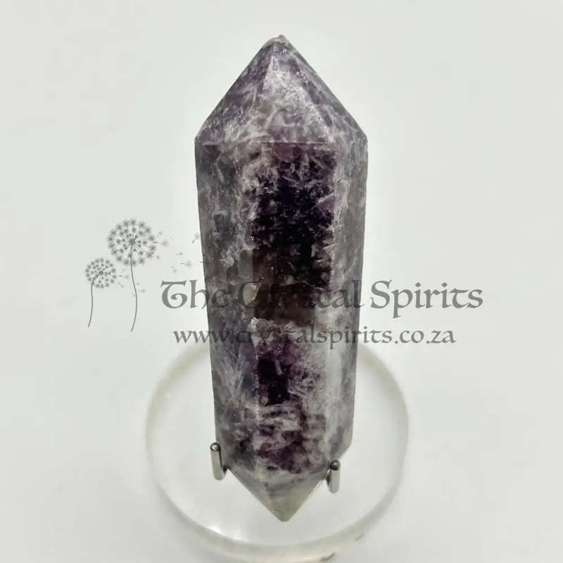 Mini Double Terminated Lepidolite Wand