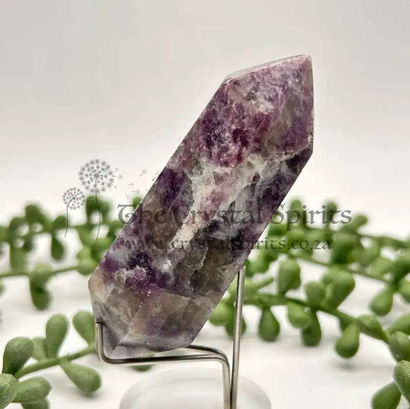 Mini Double Terminated Lepidolite Wand