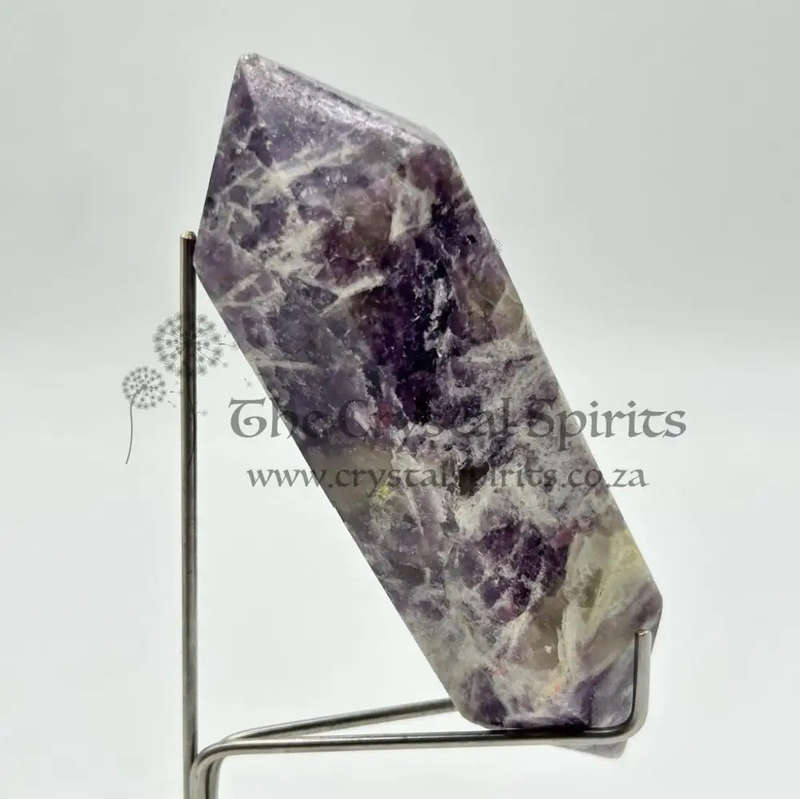 Mini Double Terminated Lepidolite Wand