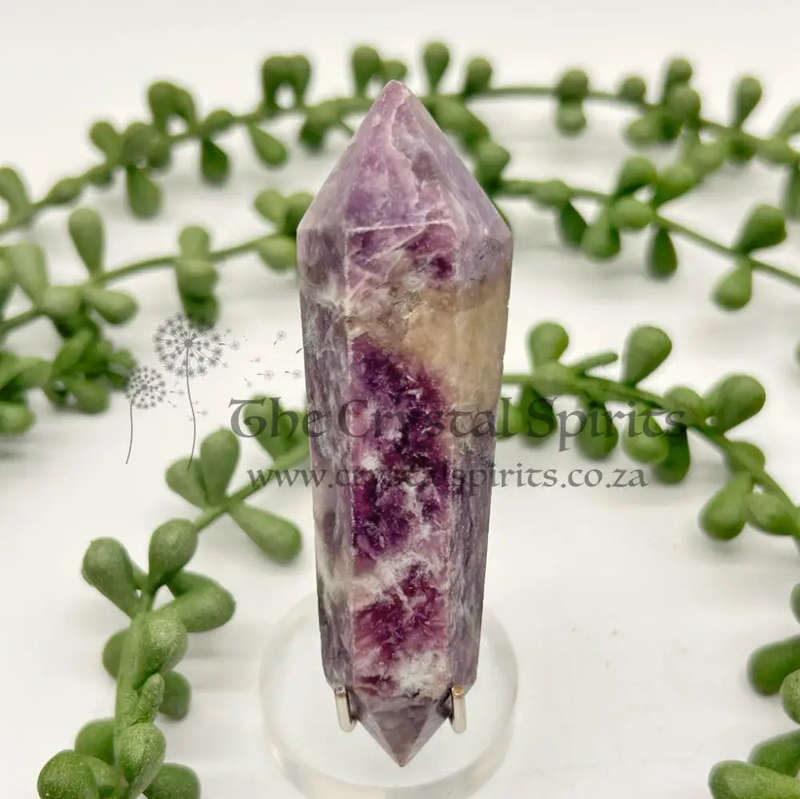Mini Double Terminated Lepidolite Wand