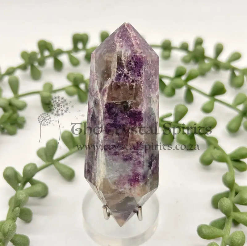 Mini Double Terminated Lepidolite Wand
