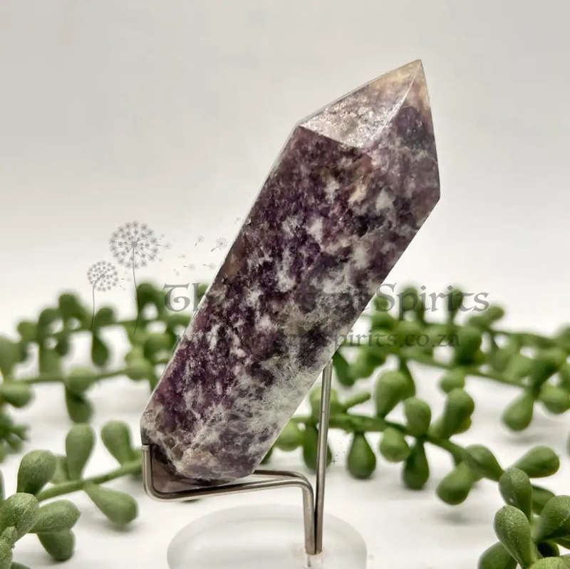 Mini Double Terminated Lepidolite Wand