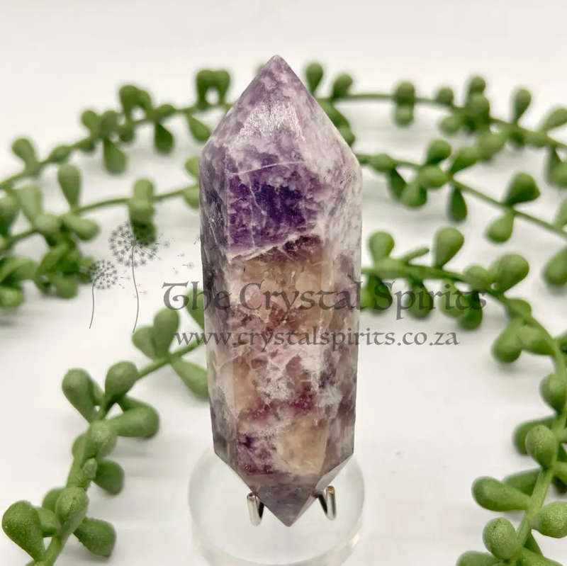 Mini Double Terminated Lepidolite Wand
