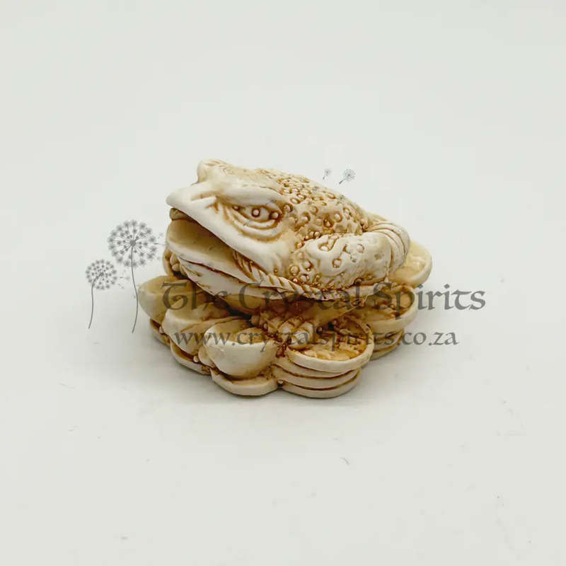 Mini White Wealth Frog