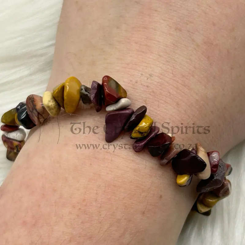 Mookaite Chip Gemstone Bracelet