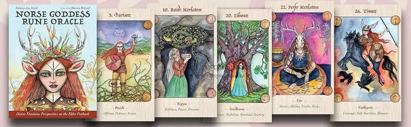 Norse Goddess Rune Oracle: Divine Feminine Perspectives on the Elder Futhark by Rebecca Joy Stark