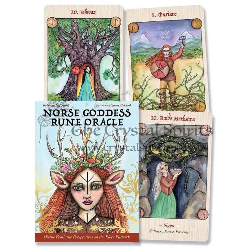 Norse Goddess Rune Oracle: Divine Feminine Perspectives on the Elder Futhark by Rebecca Joy Stark
