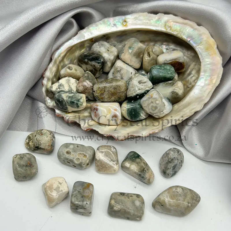 Ocean Jasper Tumbled Crystal (Atlantean Stone)