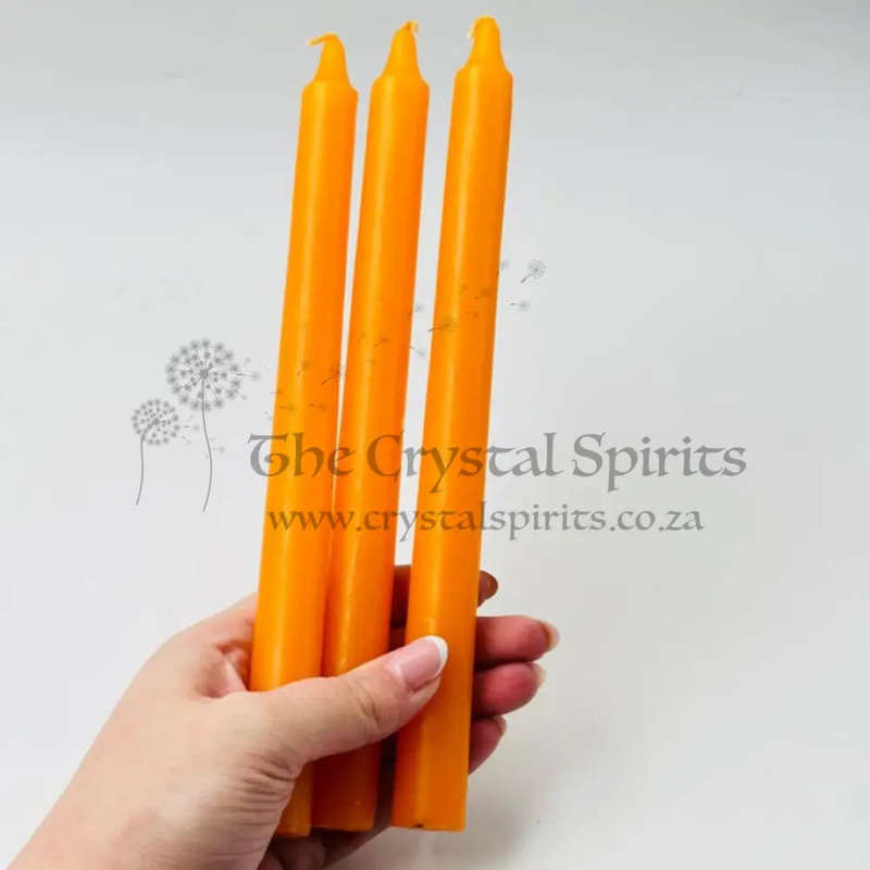 Orange Shrine Solid Candle