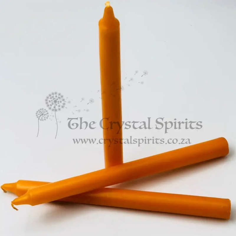 Orange Shrine Solid Candle