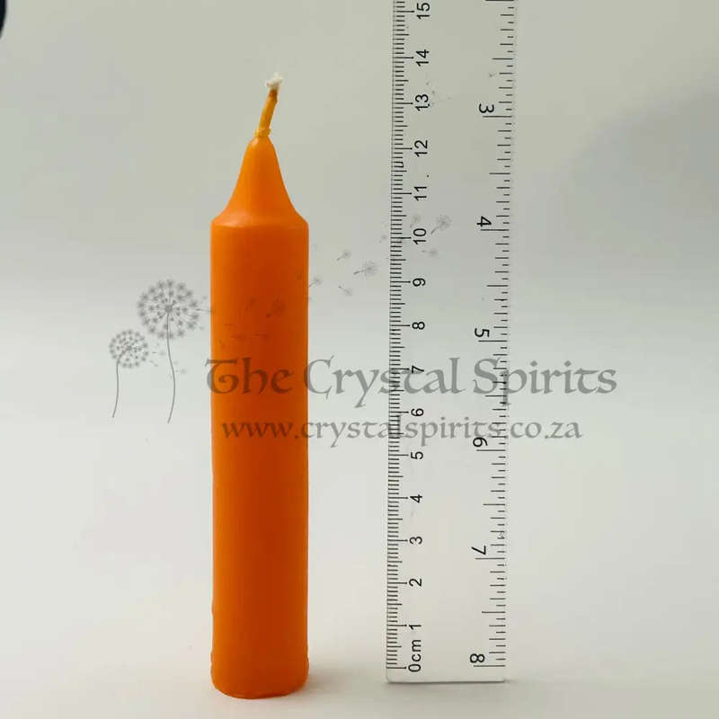 Orange Solid Coloured Ritual Candles