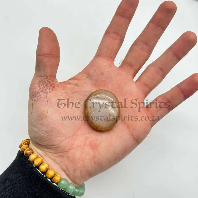 Peach Moonstone Crystal Orbs