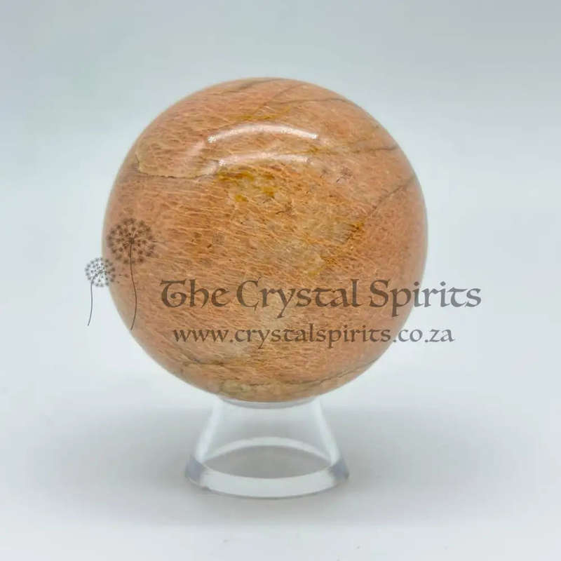 Peach Moonstone Crystal Sphere