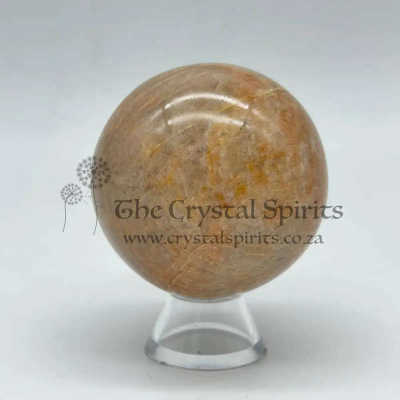 Peach Moonstone Crystal Sphere