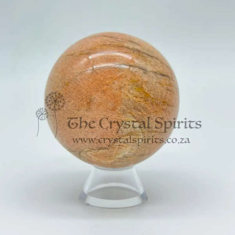 Peach Moonstone Crystal Sphere