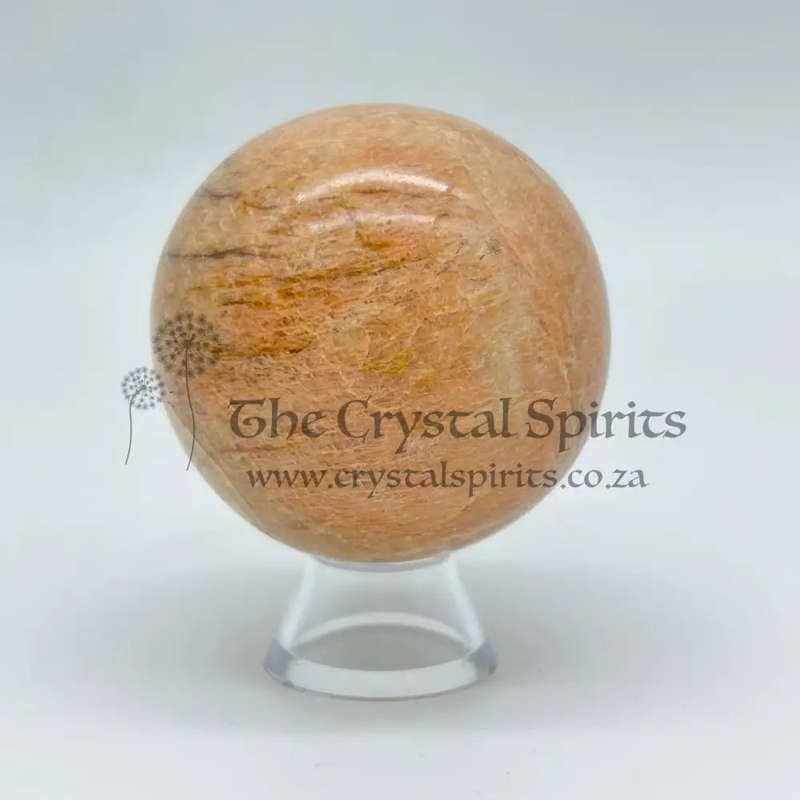 Peach Moonstone Crystal Sphere