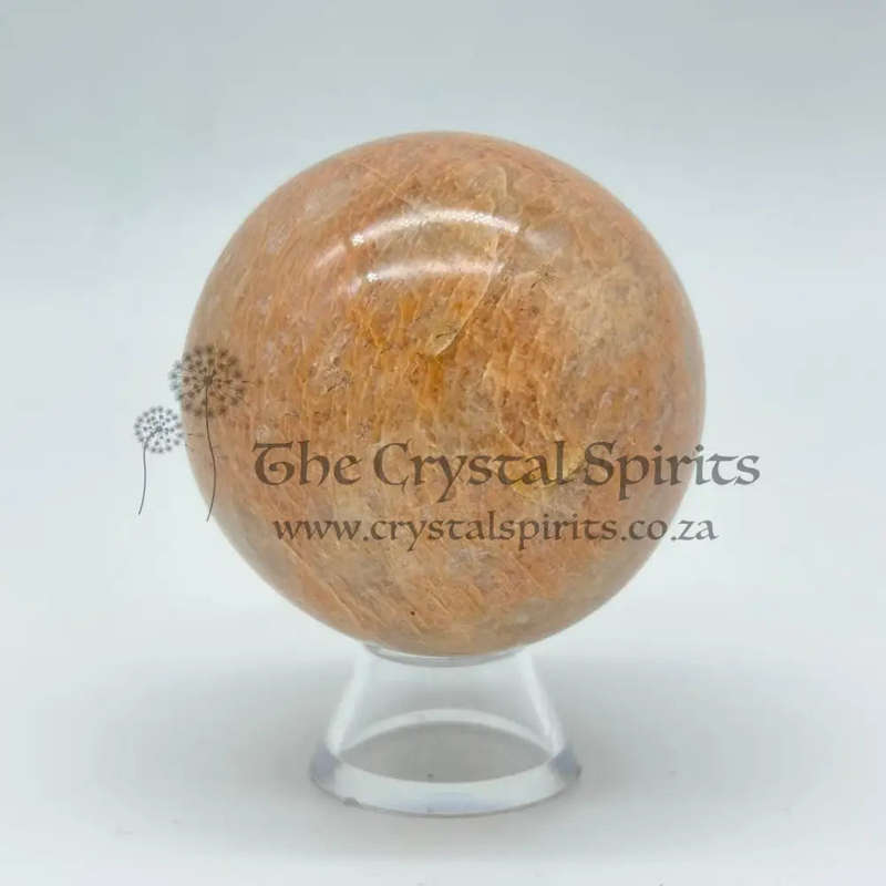 Peach Moonstone Crystal Sphere