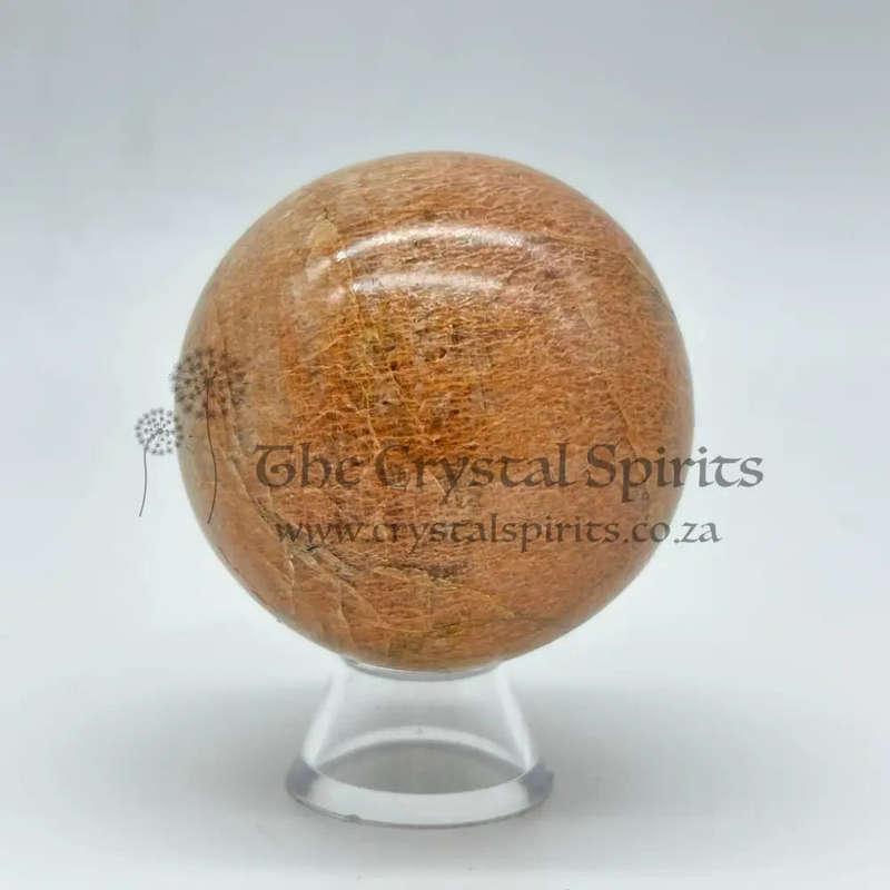 Peach Moonstone Crystal Sphere