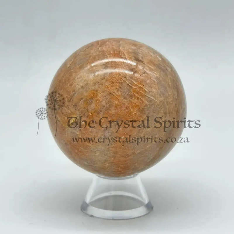 Peach Moonstone Crystal Sphere